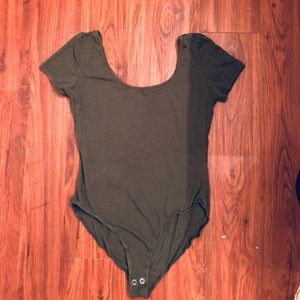 Olive Green Bodysuit